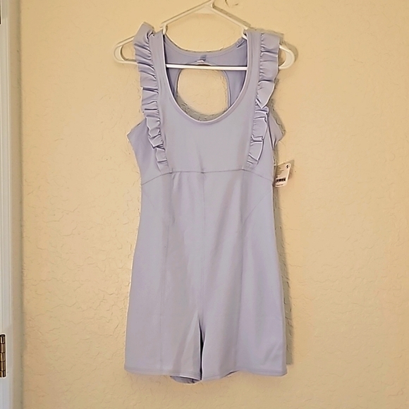 🎉HP NWT Free People Movement Ruffle Me Up One-piece Shortie - Size L - Picture 9 of 17
